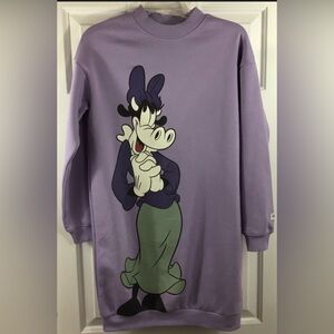 H&M Purple Cartoon Print Dress